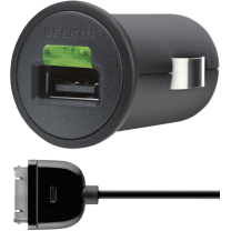 Belkin Mini Usb-Autoladeger&auml;t+Ladekabel