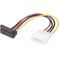 SATA Strom-Adapterkabel 1xgewinkelt Bulk