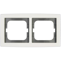 Busch-Jaeger Abdeckrahmen solo&reg; 2-fach weiss