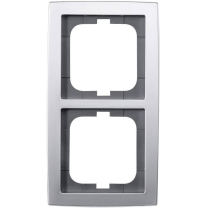 Busch-Jaeger Abdeckrahmen solo&reg; 2-fach chrom