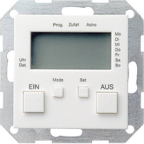 GIRA Timereinsatz System55 UP Zeitschaltuhr 230 V glanzweiss