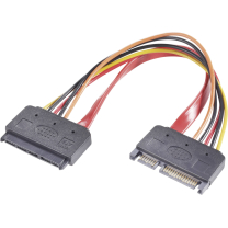 SATA Kombi-Verl&auml;ngerungskabel 20cm Bulk