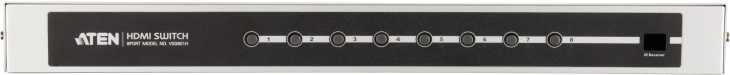 ATEN 8 Port HDMI-Switch VS0801H mit Fernbedienung 1920 x 1080 Pixel