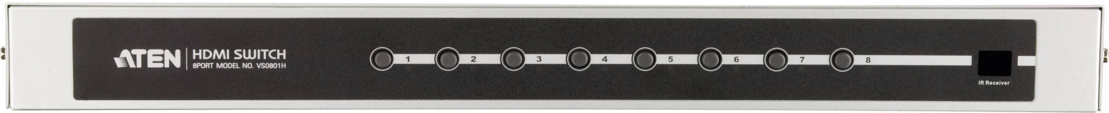 ATEN 8 Port HDMI-Switch VS0801H mit Fernbedienung 1920 x 1080 Pixel