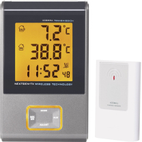 Eurochron Funk-Innen-/Au&szlig;enthermometer Efws 300