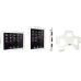 Brodit iPad 2 Wandhalterung Weiß