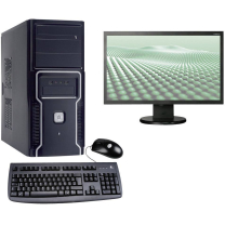 PC-System Captiva X2-240 2GB RAM 500GB + 18,5  LCD Monitor