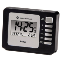 hama Funkwecker  Fashion Plus , Schwarz