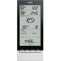 GIRA Up-Funk -Wetterstation Syst.55 Reinwei&szlig;