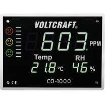 Raumluft-Anzeige Voltcraft Co-1000 57x42 Cm