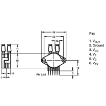 Freescale Drucksensor Mpx5100dp,