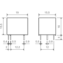 Finder Print-Relais 24V/DC Serie 36