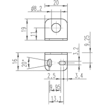 Leuze Electronic Bef.-Winkel Ind.-Sens. M12 Bt D12m.5