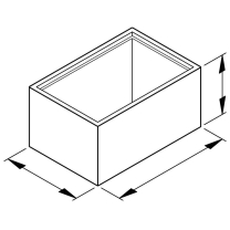 OKW Modul-Leergeh&auml;use, Ausf. I, 30x20x15