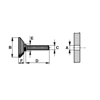 PB Fastener Ger&auml;tefu&szlig; Schraubbar M10 100mm