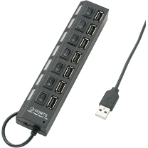 Conrad 7 Port USB 2.0 Hub Schaltbar