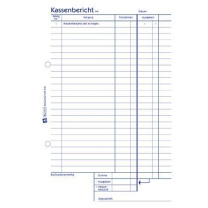 Zweckform Kassenbericht 318 A5