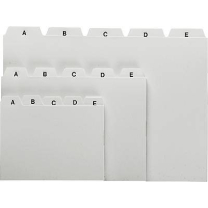 5 Star Leitkarten A7 Quer A-Z Grau 4007 Bild 5 Star Leitkarten A7 Quer A-Z Grau 4007 Bild