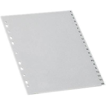 5 Star Pp-Register A4+ Grau, A-Z Bild