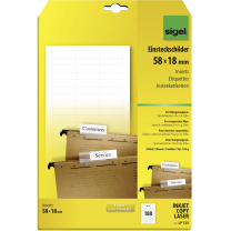 Sigel Einsteckschilder Lp725