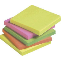 5 Star Haftnotizen 76x76mm Neon Ve12 Bild