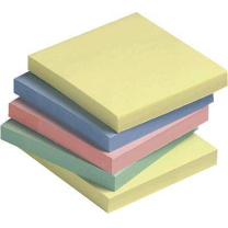 5 Star Haftnotizen 76x76mm Pastell Ve12 Bild
