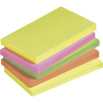 5 Star Haftnotizen 127x76mm Neon Ve12 Bild