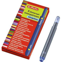 Herlitz Tintenpatrone10412070 Blau Ve10