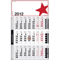 5 Star 3-Monatskalender 2012