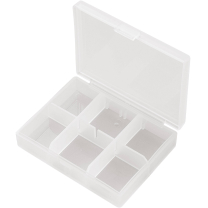 Leer-Sortimentsbox Max. 6 F&auml;cher