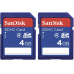 Sandisk Sdhc Karte 4GB Doppelpack