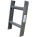 Krause 804808 Alu-Kaminkehrerleiter 2,80 m Aluminium Anthrazit
