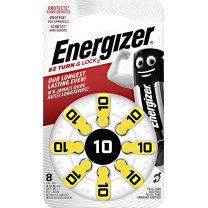Energizer H&ouml;rger&auml;tebatterien Za10, 8er