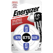 Energizer H&ouml;rger&auml;tebatterien Za675, 4er