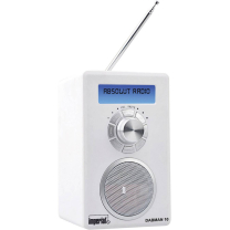 Imperial Dabman 10 Dab-Radio Wei&szlig;