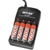 Ladegerät Inkl. 4 Mignon-Akkus 2700 Mah Ladegerät Inkl. 4 Mignon-Akkus 2700 Mah
