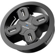 4 Port USB 2.0 Hub Einbauhub 80mm