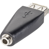 Usb2.0 Adapter A-Buchse/3,5mm Klinke Bu.