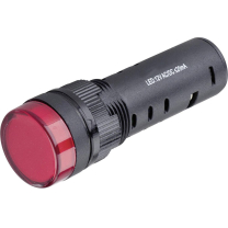 LED-Signalleuchte 16mm Blink. 12 V Weiss