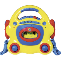 Clatronic Kinder Kassetten-Player mit Karaoke-Funktion CRK 696