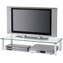 VCM GLAS-TV-AUFSATZ FELINO-MAXI ALU/GLAS