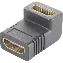 Hdmi Doppel-Kupplung Gewinkelt 90 &deg;