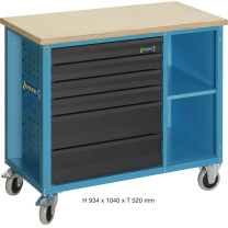 Hazet 177W-6 Fahrbare Werkbank, C79735