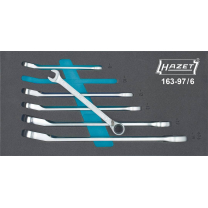 Hazet Knarren-Ring-Maulschl&uuml;ssel 8 - 19 (6-teilig)