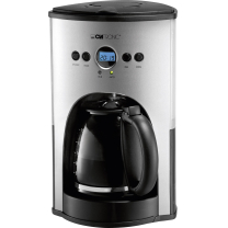 Clatronic Kaffeemaschine mit Timer und Glaskanne KA 3302 Edelsta