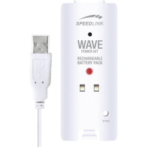 Speed-Link Wii Akku-Set Mit Usb-Ladekabel Weiss