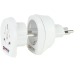 Skross 1.500206 Reise-Adapterstecker Reiseadapter Schweiz/ Schutzkontakt Weiß