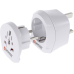 Skross 1.500208 Reise-Adapterstecker Reiseadapter Großbritanien/ Schutzkontakt Weiß