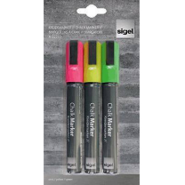 Sigel Kreidemarker/GL182 pink/ grün/, Y15217