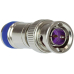 BNC-Kompressionsstecker RG6 Vergoldeter Pin Stecker, gerade Verzinnt Crimpen TVAC40660 ABUS Inhalt: